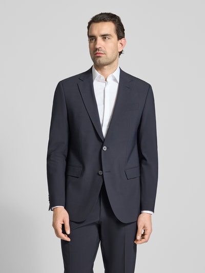 BOSS Regular Fit Anzugsakko aus Schurwoll-Mix Modell 'H-Jasper-MM-C-NF' Blau 4