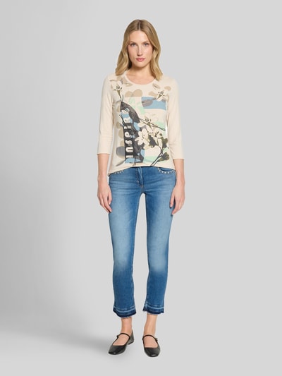 Betty Barclay Slim fit jeans met studs Jeansblauw - 1