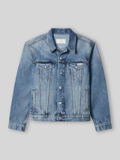 Calvin Klein Jeans Kurtka jeansowa o kroju krój regular fit z czystej bawełny Jeansowy niebieski 2