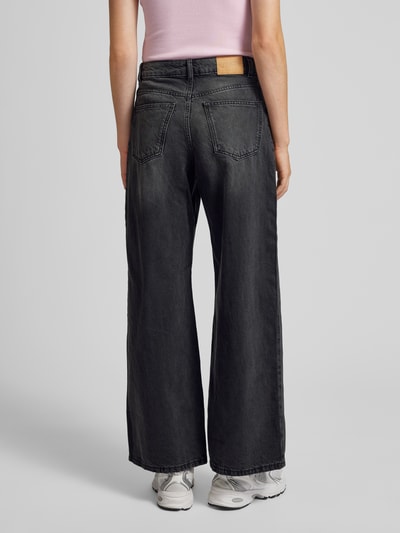 Review Essentials wide leg jeans Zwart - 5