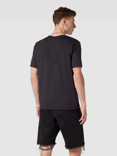 CHAMPION T-Shirt mit Label-Print Black 5