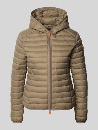 SAVE THE DUCK Steppjacke mit Zweiwege-Reißverschluss Modell 'DAISY' Mittelgrau 2