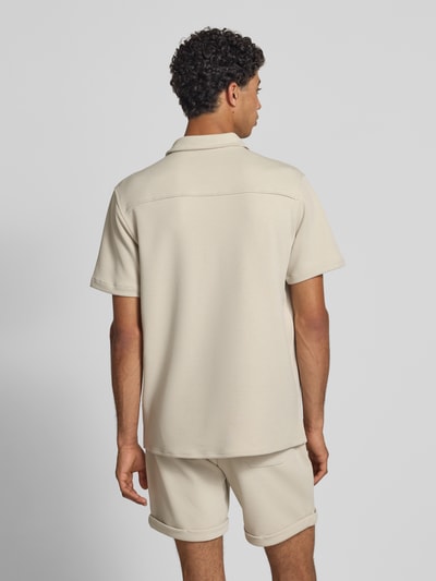 Only & Sons Regular fit overhemdjack met licht structuurmotief, model 'NEWKODYL' Offwhite - 5