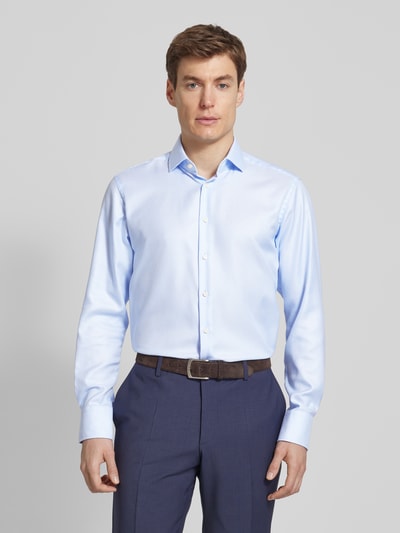 Christian Berg Men Regular Fit Business-Hemd mit Haifischkragen Bleu 4