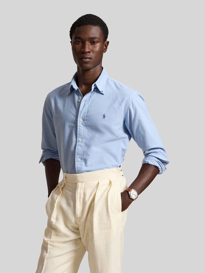 Polo Ralph Lauren Custom Fit Freizeithemd aus reiner Baumwolle Jeansblau 4