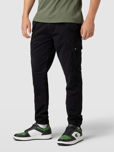 Alpha Industries Cargohose mit Gesäßtaschen Modell 'COMBAT' Black 4