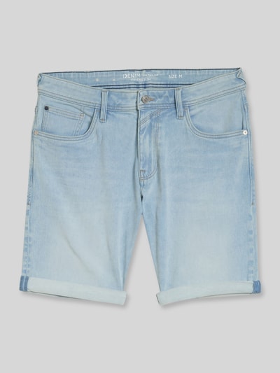 Tom Tailor Denim Slim Fit Jeansshorts aus Baumwoll-Mix Modell 'TTPIERS SLIM' Hellblau 2