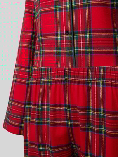 Happy Shorts Pyjama met reverskraag, model 'XMAS' Rood - 2