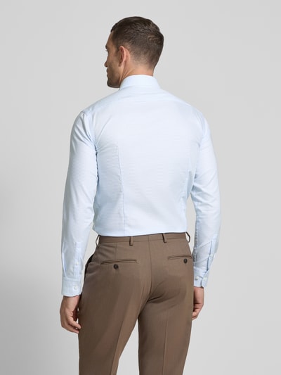 BOSS Slim Fit Business-Hemd mit Knopfleiste Bleu 5