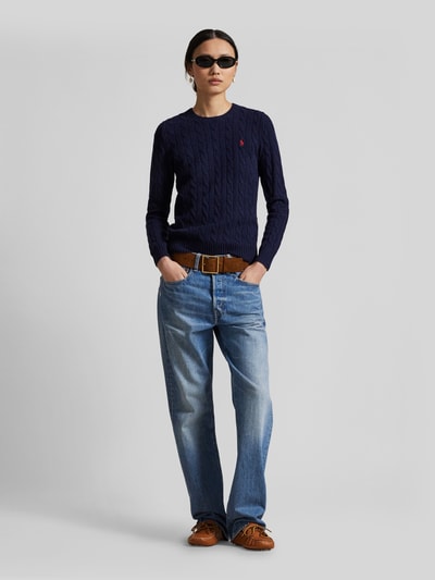 Polo Ralph Lauren Regular Fit Pullover aus Woll-Kaschmir-Mix 'JULIANNA' Marine 1