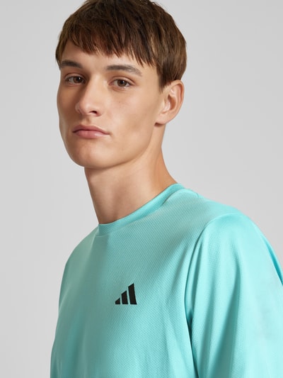 Adidas Training T-Shirt mit Logo-Detail Aqua 3