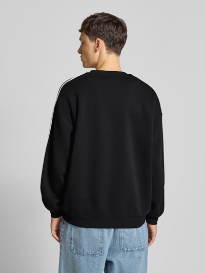 adidas Originals Bluza z wyhaftowanym logo i okrągłym dekoltem Czarny 5