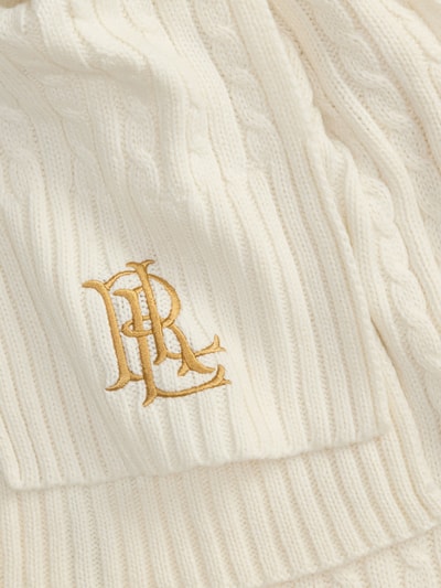 Lauren Ralph Lauren Schal mit Logo-Stitching Offwhite 2