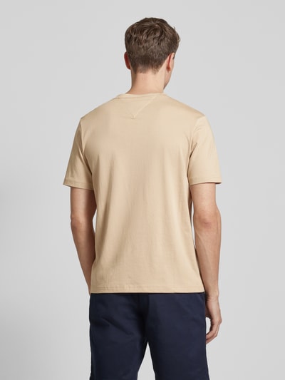 Tommy Hilfiger Regular Fit T-Shirt aus reiner Baumwolle Beige 5