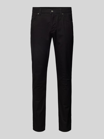 bugatti Regular Fit Hose im 5-Pocket-Design Modell 'CORDOBA' Black 2