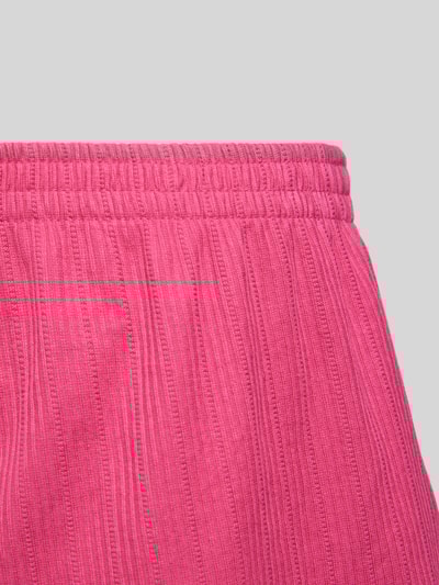 Jake*s Casual Relaxed fit korte pyjamabroek met structuurmotief Felroze - 2