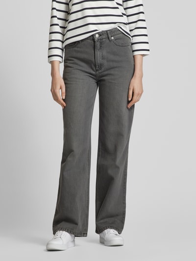 Zadig & Voltaire Straight leg jeans in 5-pocketmodel, model 'ELIO' Donkergrijs - 4