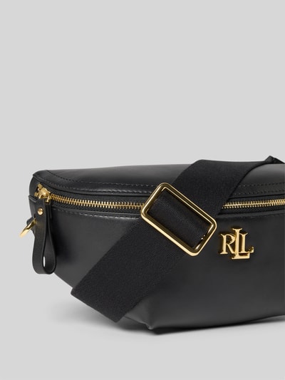 Lauren Ralph Lauren Bauchtasche aus Rindsleder mit Label-Applikation Modell 'MARCY' Black 3