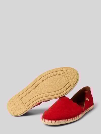 Verbenas Espadrilles aus Leder Modell 'CARMEN SERRAJE' Rot 4