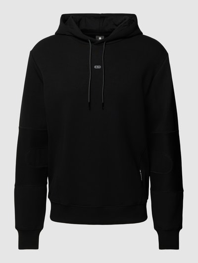 G-Star Raw Hoodie mit Logo-Stitching Modell 'Moto' Black 2