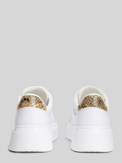 Tommy Hilfiger Sneaker aus echtem Leder mit Logo-Detail Weiss 5