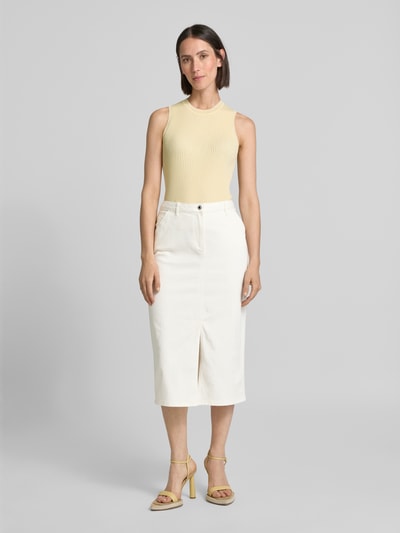 Betty Barclay Midirock mit französischen Eingrifftaschen Offwhite 1