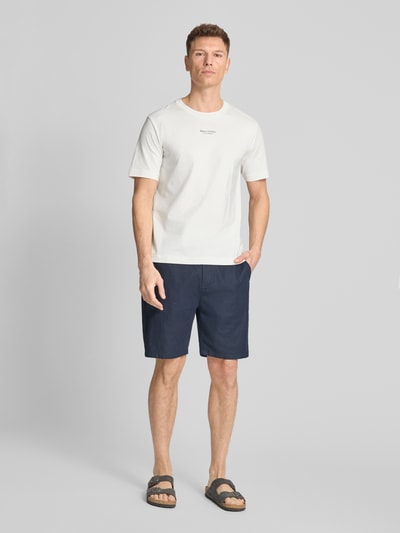 Marc O'Polo t-shirt o kroju regular fit z czystej bawełny Złamany biały 1