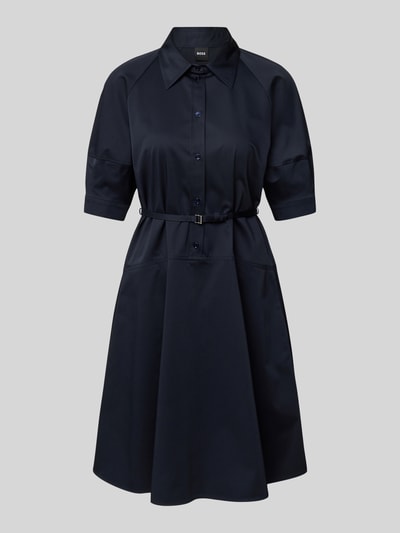 BOSS Minikleid mit Taillengürtel Modell 'Delaurena' Marine 2