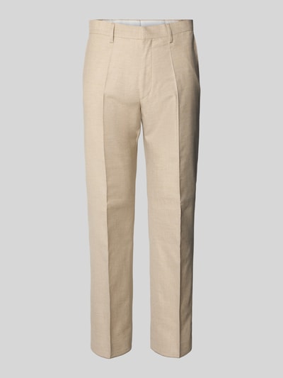 Roy Robson Anzughose aus Schurwolle-Mix mit Leinen-Anteil Beige 2