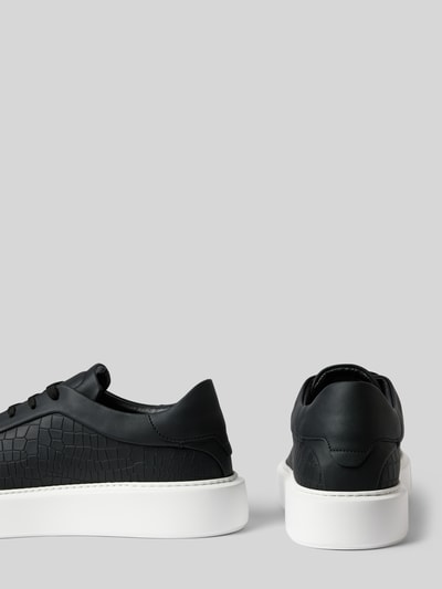 Antony Morato Sneaker aus Leder mit Label-Detail Modell 'ARTEM ANIMAL' Black 2