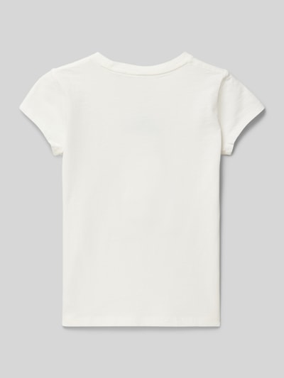 Polo Ralph Lauren Kids T-shirt met motief- en labelprint Offwhite - 3