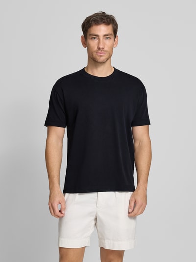 Marc O'Polo Relaxed Fit T-Shirt aus reiner Baumwolle Black 4