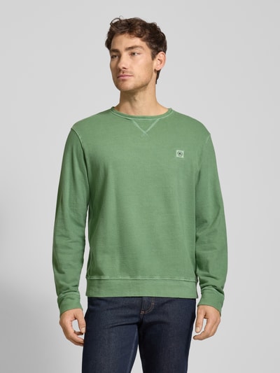 Lerros Sweatshirt mit Label-Details Gruen 4