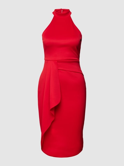 Lipsy Cocktailkleid mit Neckholder Rot 1