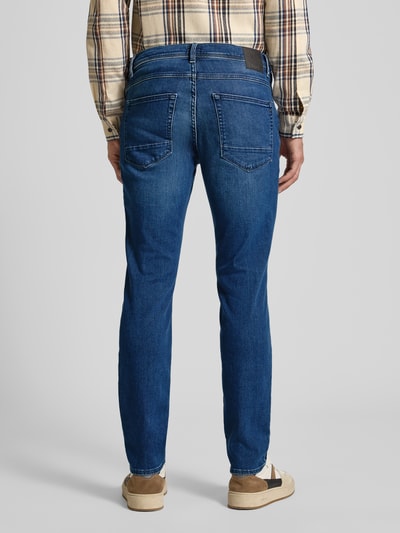 Brax Skinny fit jeans met lyocell, model 'Chris' Blauw - 5