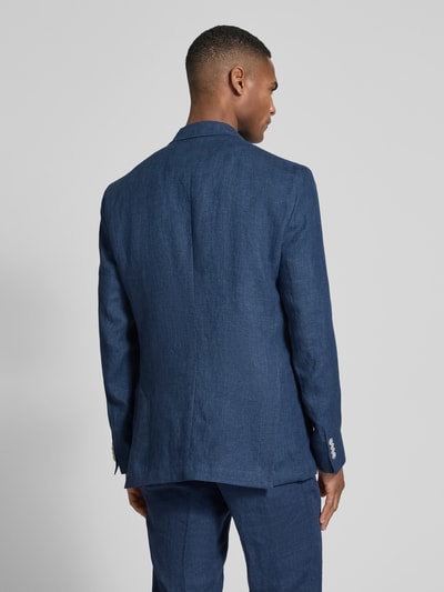 BOSS Slim Fit Leinensakko aus reinen Leinen Marine 5