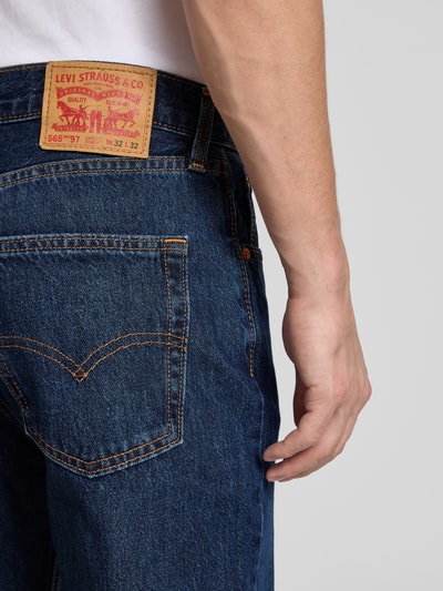 Levi's® Loose straight fit jeans met steekzakken Donkerblauw - 3