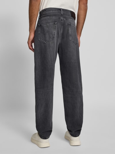 Tommy Hilfiger Tapered Fit Jeans aus reiner Baumwolle Dunkelgrau 5