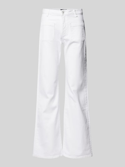 JOOP! Flared Fit Jeans mit Eingrifftaschen Modell 'Emilia' Offwhite 2