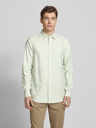 Scotch & Soda Regular Fit Freizeithemd mit Brusttasche Hellgruen 4