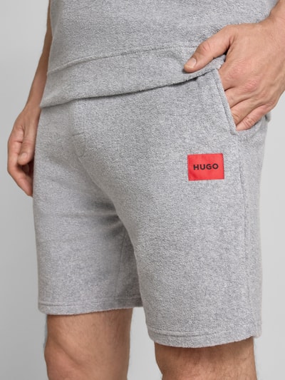 HUGO Shorts mit elastischem Bund Modell 'JAXON' Hellgrau 3