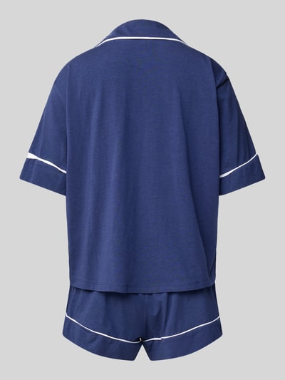 Polo Ralph Lauren Pyjama mit Logo-Stitchings Modell 'POLO ESSENTIALS' Dunkelblau 3