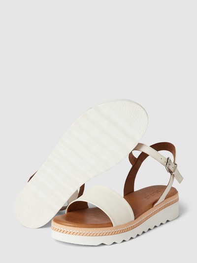 INUOVO Sandalen mit Label-Details Sand 4