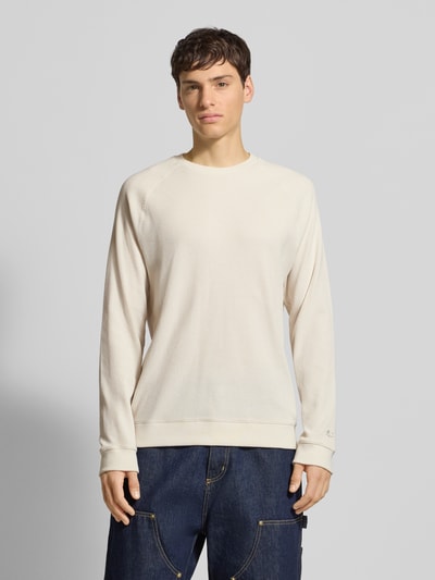 CHAMPION Sweatshirt mit Rundhalsausschnitt Offwhite 4