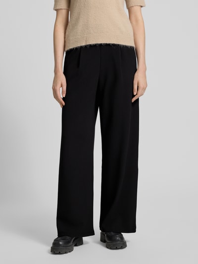 Tom Tailor Denim Regular Fit Bundfaltenhose mit elastischem Bund Black 4