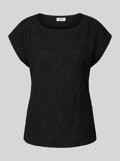 Esprit Blusenshirt mit Rundhalsausschnitt Black 2