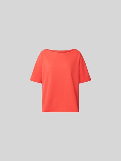 Juvia Oversized T-Shirt mit U-Boot-Ausschnitt Rot 2