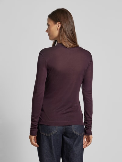 Someday Longsleeve mit Stehkragen Modell 'Kejandra' Bordeaux 5