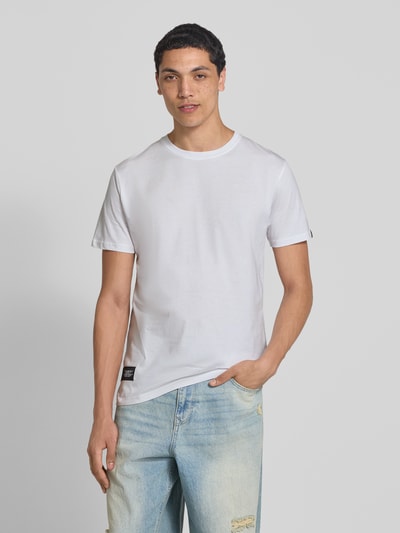 Alpha Industries T-Shirt mit Label-Details und Rundhalsausschnitt Weiss 5