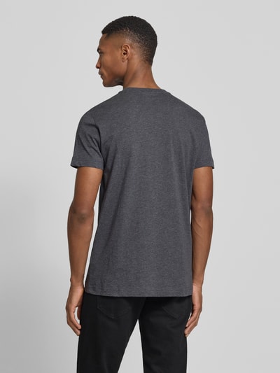 GANT T-Shirt mit Label-Detail Dunkelgrau 5